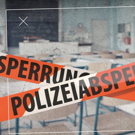 Absperrungsband Polizei